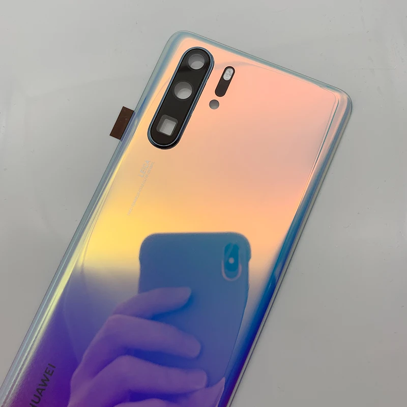 original new for huawei p30 pro back battery cover rear door housing casecamera frame lens for huawei p30 pro battery cover free global shipping