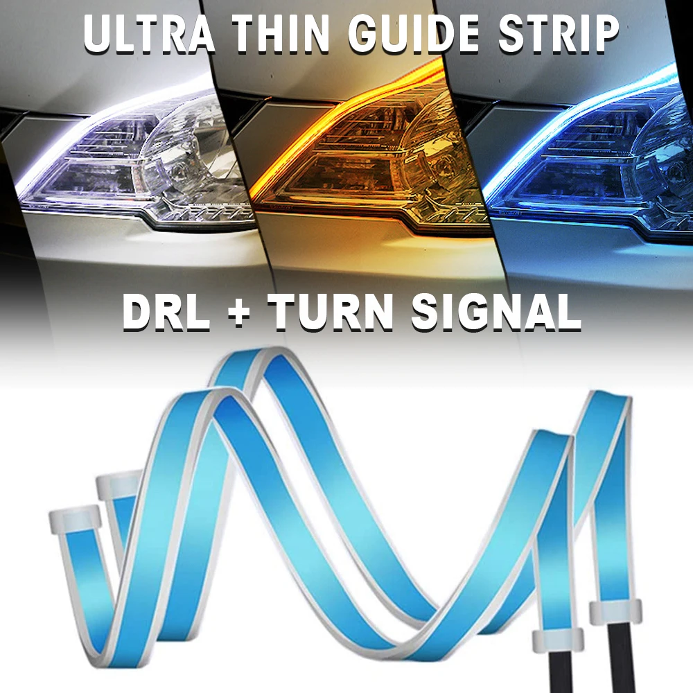 2 шт. Автомобильные светодиодные дневные ходовые огсветильник DRL