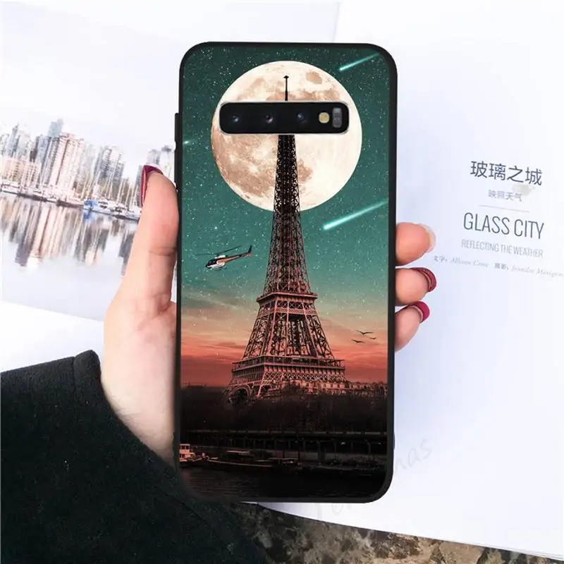 

France Paris the Eiffel Tower Phone Case For Samsung galaxy S 7 8 9 10 20 edge A 6 10 20 30 50 51 70 note 10 plus