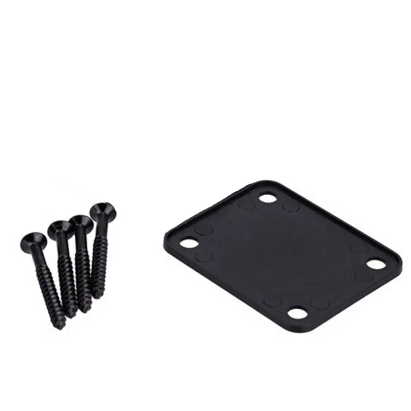 Металлические накладки на шею для бас гитары с винтами ожерелье 4 отверстиями