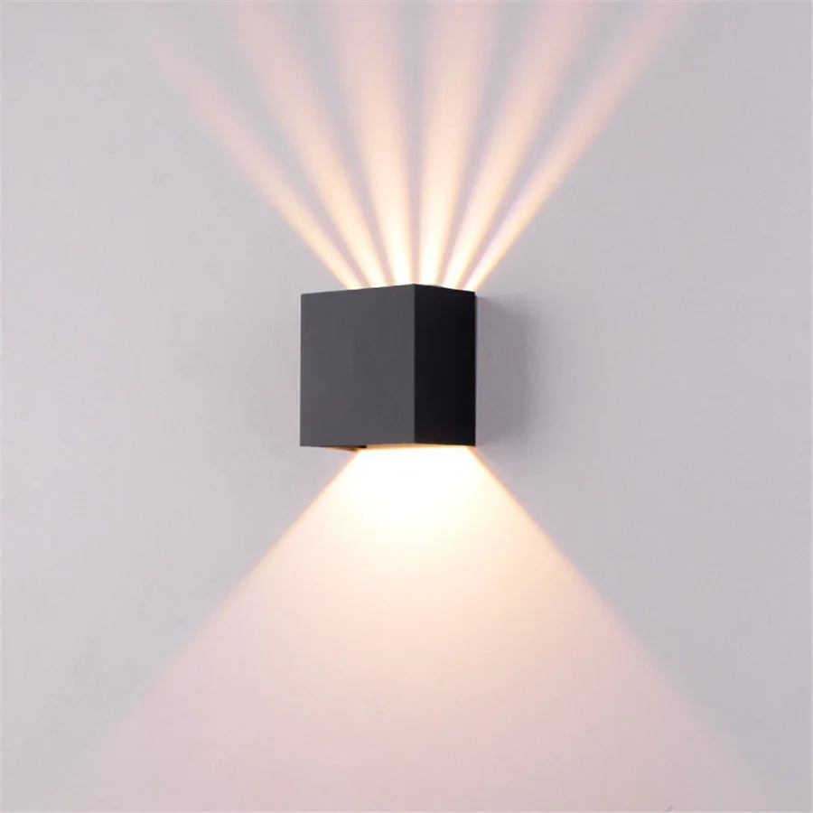 

Nordic Adjustable Cube Waterproof LED Wall Lamp 6W Outdoor Garden Courtyard Porch Light Corridor Aisle Balcony Wall Light