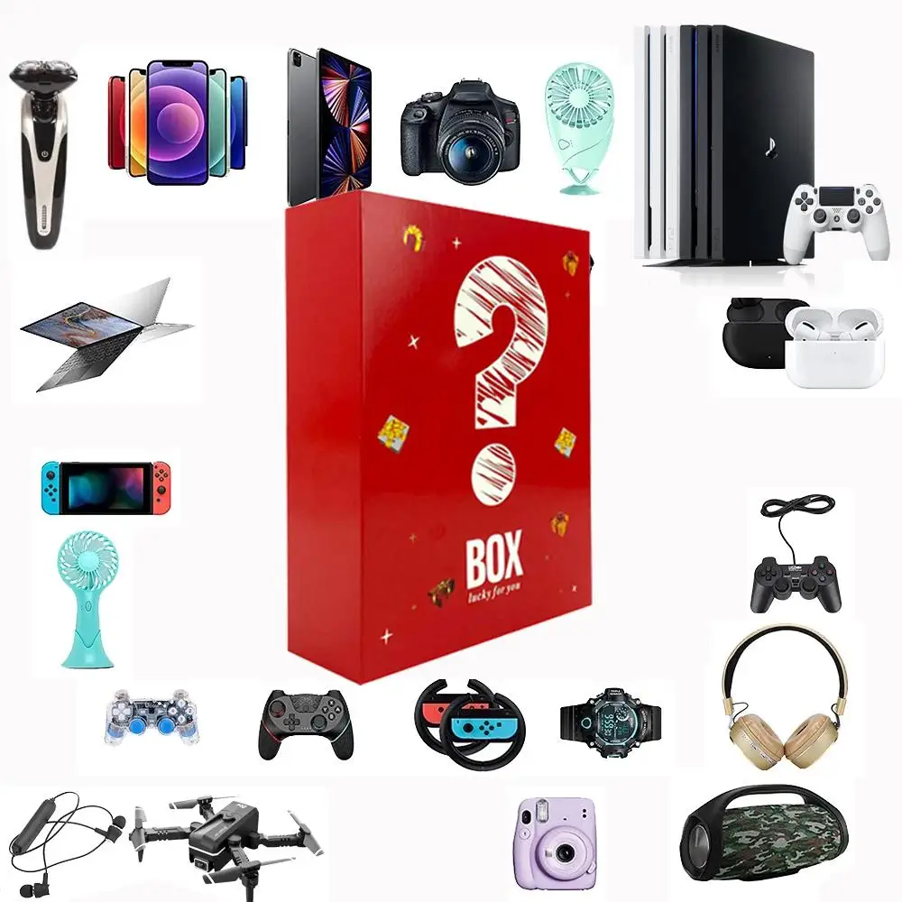 

100% Winning Number Lucky Mystery Box Most Popular High-Quality Gift More Precious Item Electronic Products Home Item
