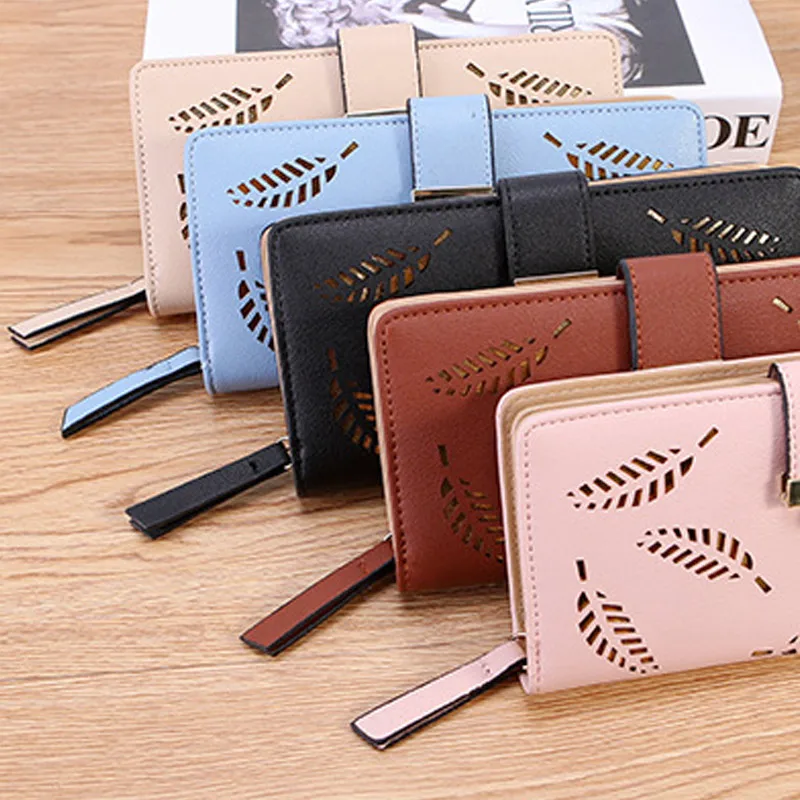 Новое поступление женский кошелек RFID Блокировка скраб кожа мульти держатель для