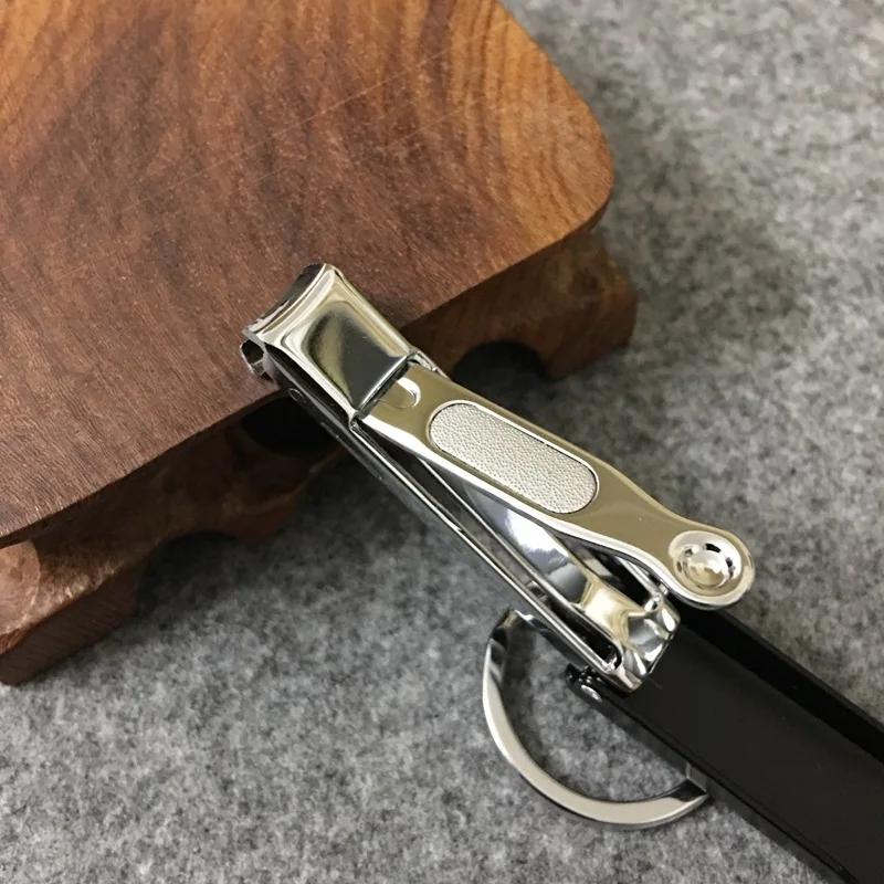 Ультратонкий портативный компактный складной триммер для ногтей с кольцом