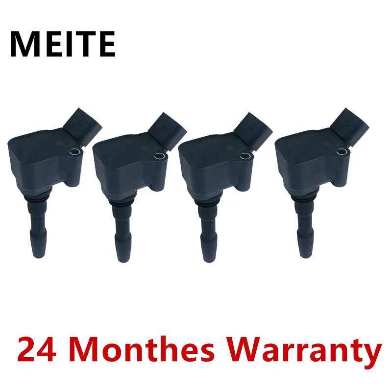 Катушки зажигания двигателя 4 шт./компл. EA888 для Audi A1 A3 S3 Q3 TT VW Golf Passat B8 Seat Skoda 1 8/2.0TSI 06K