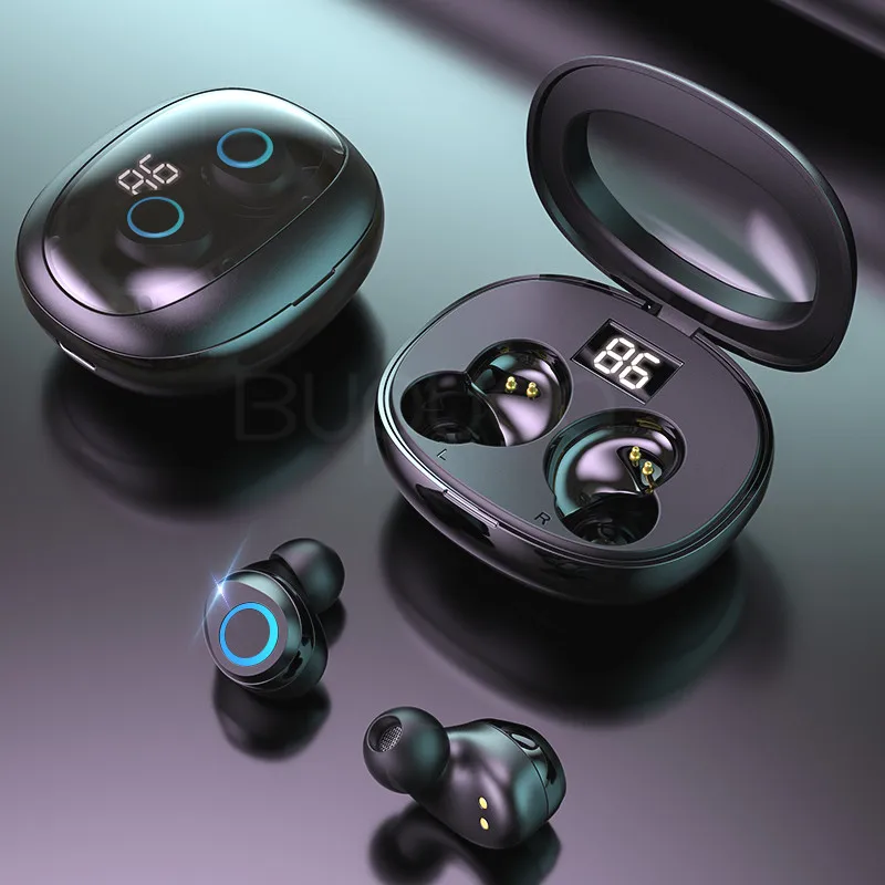 

Мини-стереонаушники с микрофоном и поддержкой Bluetooth, с сенсорным управлением