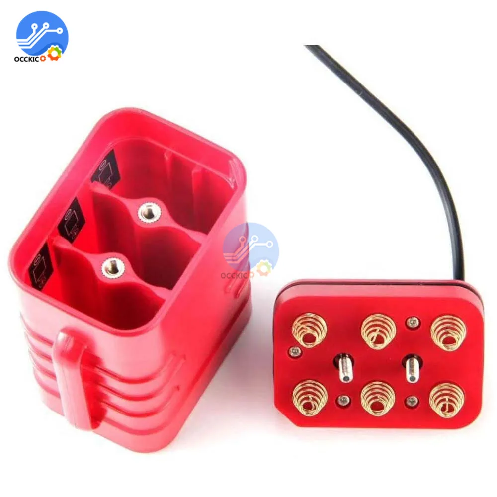 4/6x18650 Литий Батарея пакет Зарядное устройство коробка светодиодный индикатор