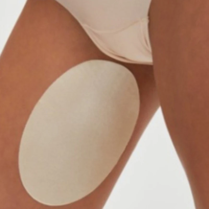 

2pcs/Pair Unisex Disposable Sweat Thigh Tapes Spandex Invisible Body Anti-friction Pads Patches For Thigh Anti-friction Products