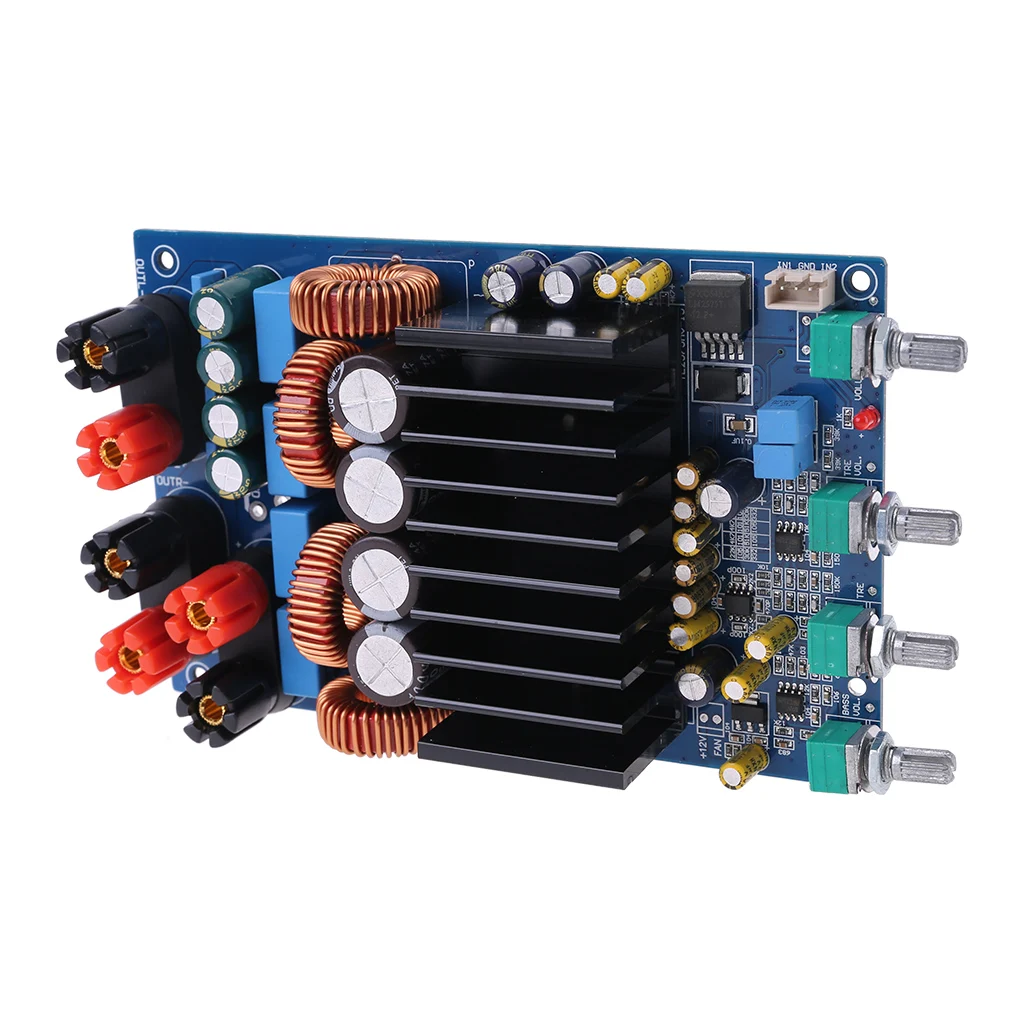 OOTDTY OPA1632DR TL072 TAS5630 2,1 300W+ 150W+ 150W 470 мкФ/100 V класса D Цифровой усилитель