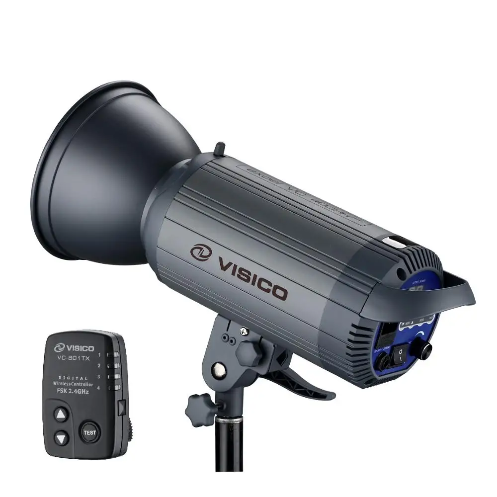 Visico Studio Flash VC 400W HH стробоскопический светильник высокоскоростной с пультом дистанционного управления VC-801TX для крепления bowens отражатель фон реклама/школьная фотография