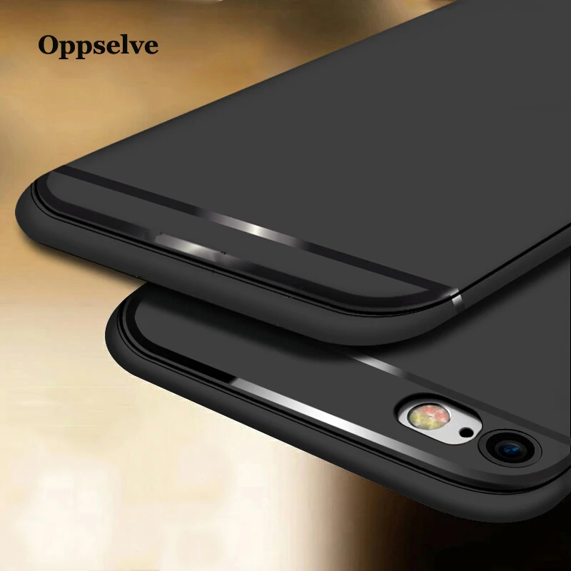 Oppselve чехол для телефона iPhone 8 7 6 s Plus роскошный мягкий силиконовый из ТПУ Apple Coque Funda