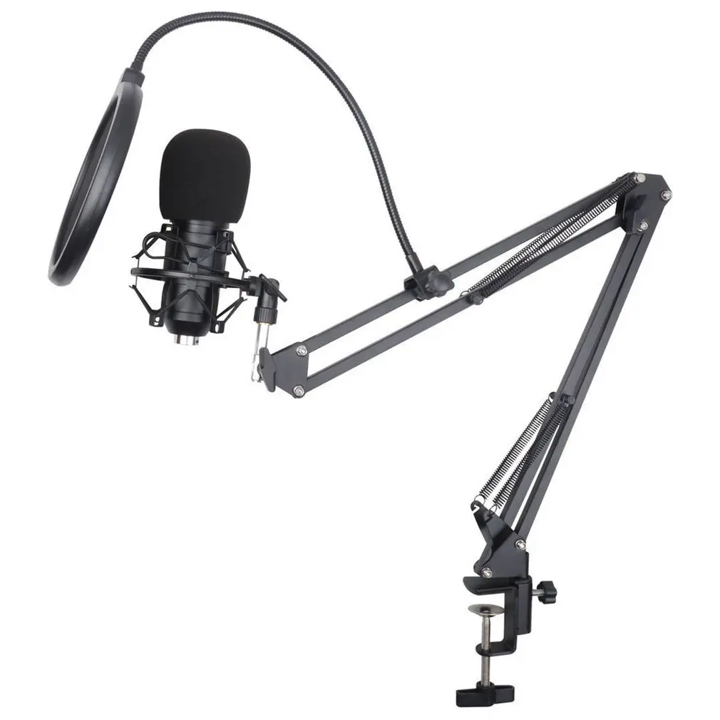 

BM-800 Adjustable Computer Network Singing Microphone Set 3.5mm Female Interface To 2.5mm Small Interface