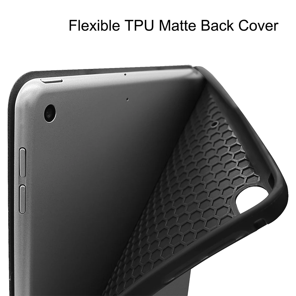 Sanmubaba Marble Texture Case For iPad mini 5 2019 4 7.9'' TPU Soft Back PU Leather Smart Tablet Cover With Pencil Holder |