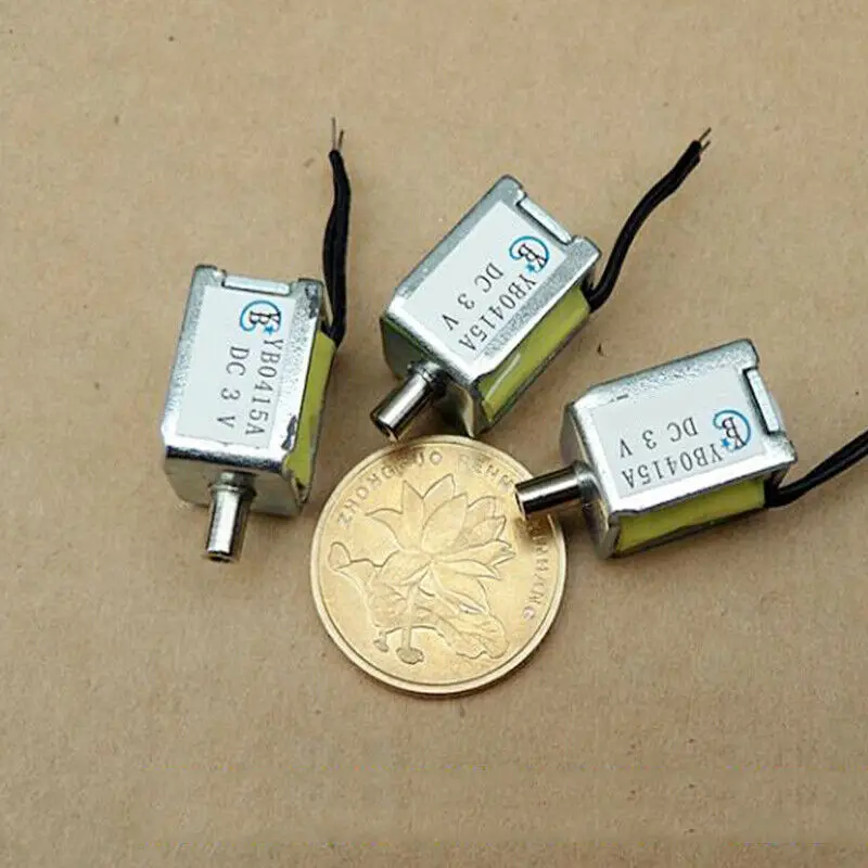 Постоянный ток 3 В нормально открытый микро Соленоидный клапан N/O 100mA 0 15 Вт Dia.