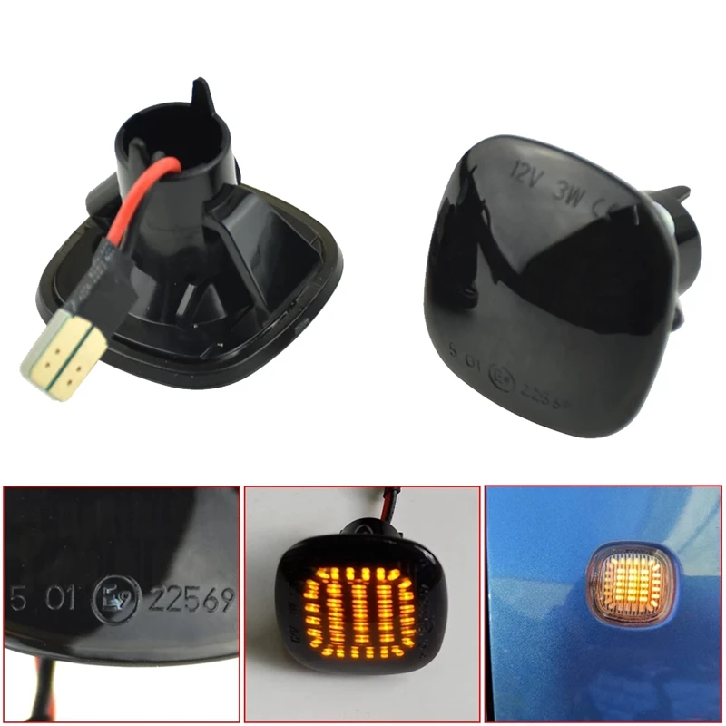 

Car LED Dynamic Side Marker Light Turn Signal For- A3 8L 8D A4 S4 B5 A8 D2 1994 1995 1996 1997 1998 1999 2000
