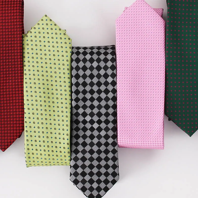 Linbaiway 6 5 см шеи взрослого Галстуки для мужской галстук из жаккардовой ткани