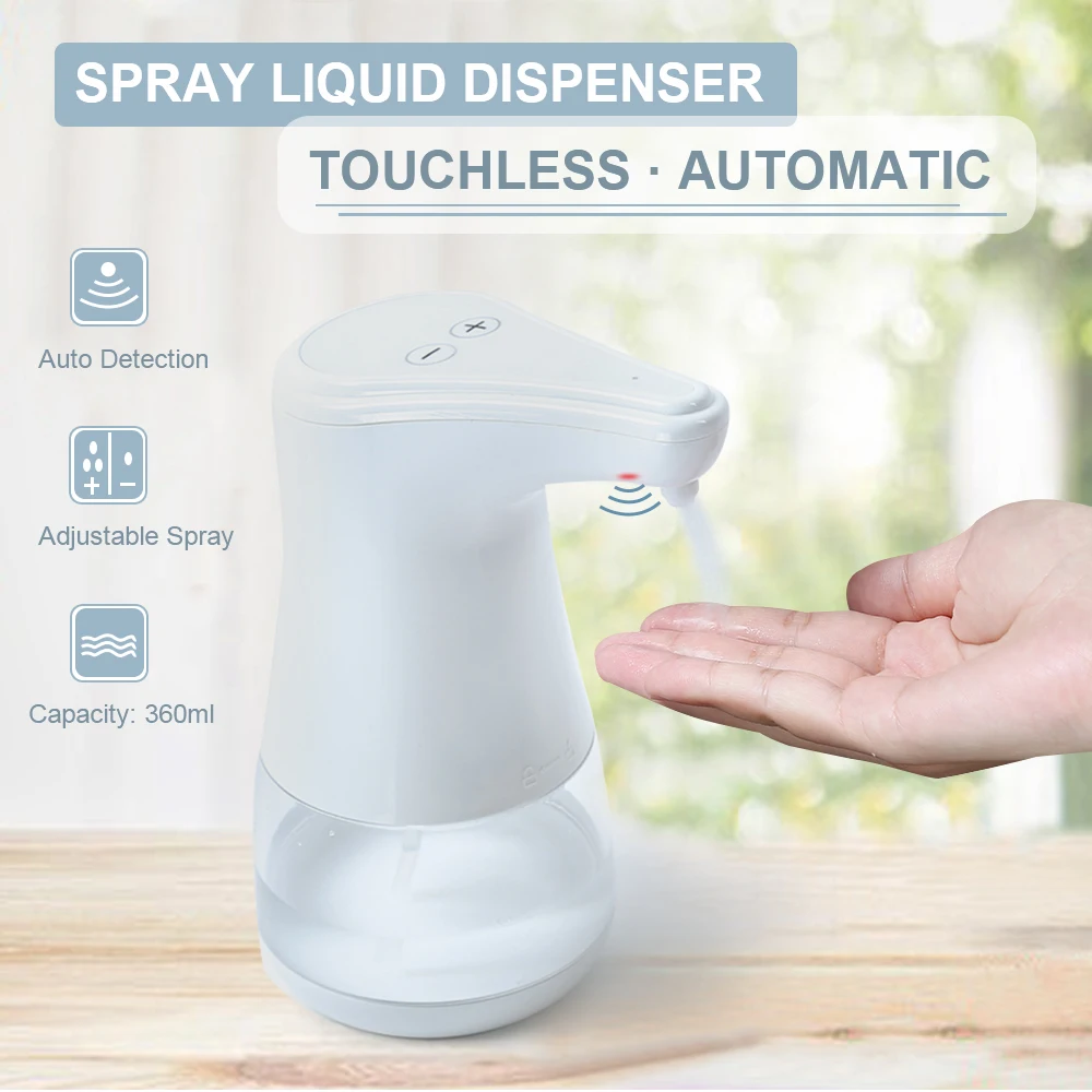 

Automatic Soap Dispenser For Liquid Soap Touchless Soap Automatic Liquid Dispenser Dis-infectant Alcohol Spray Dispenser