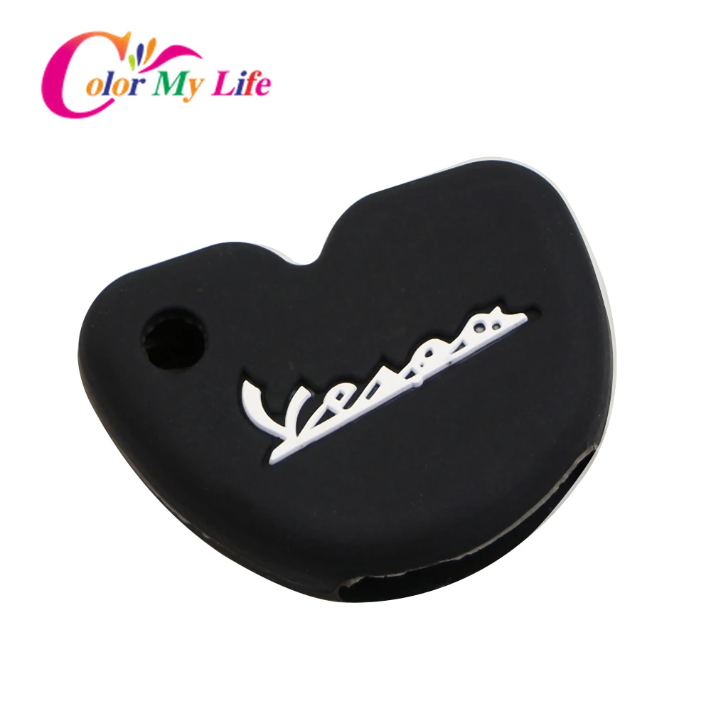 Силиконовый чехол для ключей от машины Защитные чехлы Vespa Enrico Piaggio GTS300 LX150 Fly 125 3vte