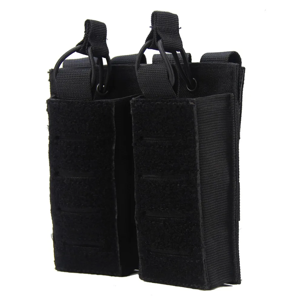 

Molle System Tactical Pistol Double Magazine Pouch Military Airsoft Mag Holder Bag for Rifle M4 M16 Hunting Accessories