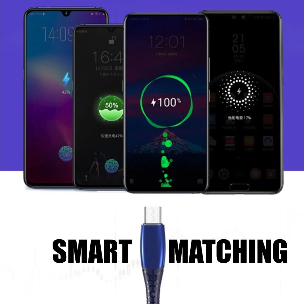 1 2 м микро USB кабель 2A Быстрая зарядка для Xiaomi Redmi Note 5 Pro Android передачи данных