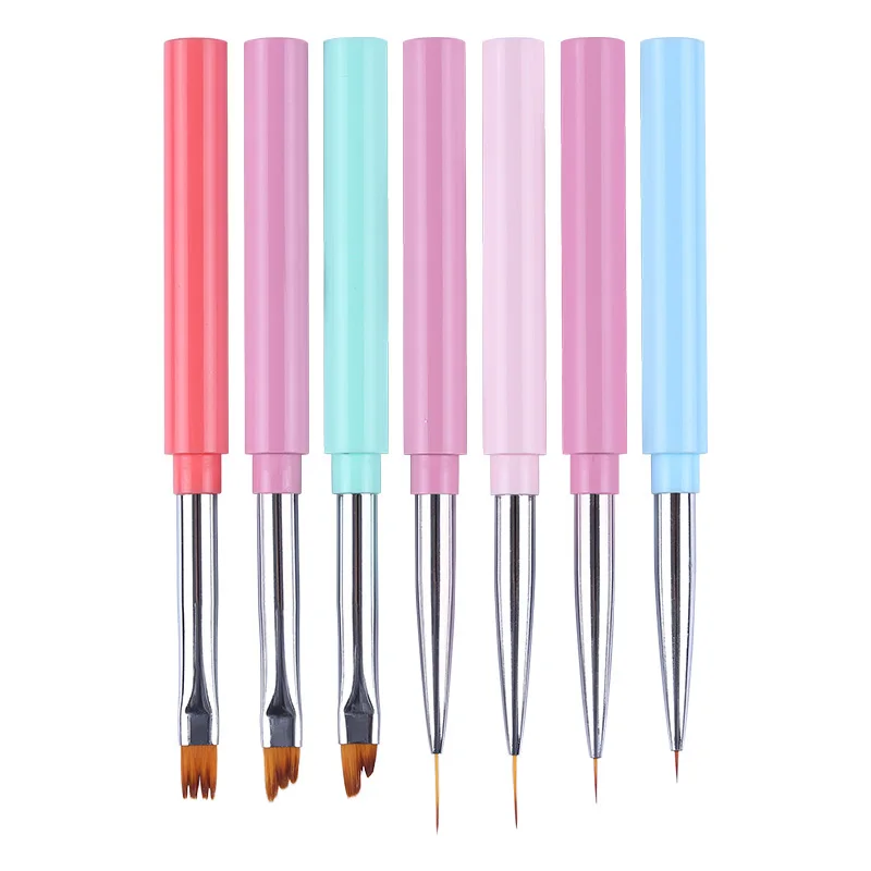 Акриловая кисть для дизайна ногтей ультра-тонкая ручка черчения французских