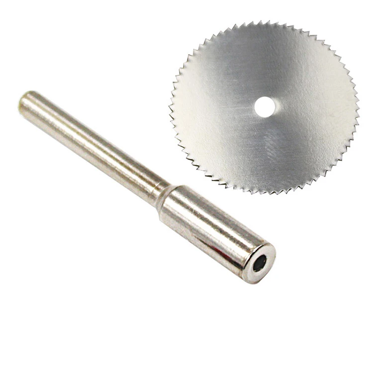 

10 x 22mm wood cutting disc + 2 rods Dremel rotary tool circular saw blade electric woodworking cutting tool accessories