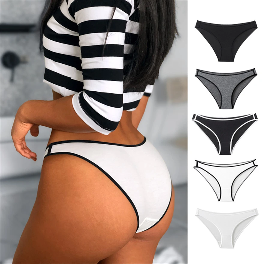 

Plus Size Underwear Women Contton sexy lingerie Panties ropa mujer Thong G String Female bikini Seamless Sexy Lingerie Tanga