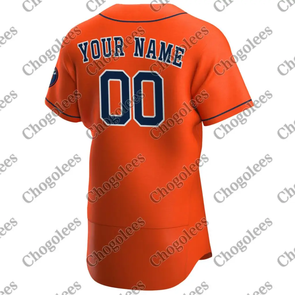 

Baseball Jersey Houston 2020 Alternate Custom Jersey - Orange