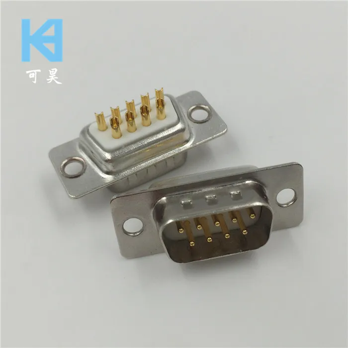 

Needle-welded DB9 Male D-SUB Connector Gold-plated RS232 Interface Welded DB9PIN Male