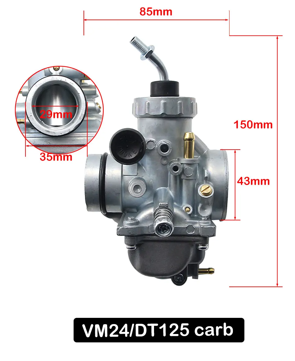 ZSDTRP VM16 VM22 VM26 VM28 DT125 Карбюратор карбюратор для мотоцикла Mikuni Грязь велосипед ямы ATV QUAD 70cc 90cc 110cc 250cc мотокросса