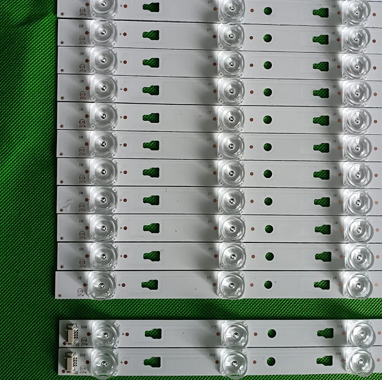 1 компл. = 14 светодиодный т. Светодиодная лента с подсветкой 8 ламп для телевизоров