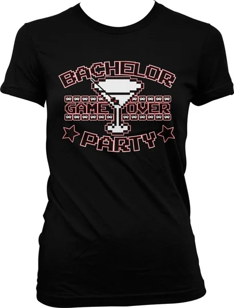 

Bachelor Party Game Over Groom Bridal Entourage Wedding Juniors T-shirt