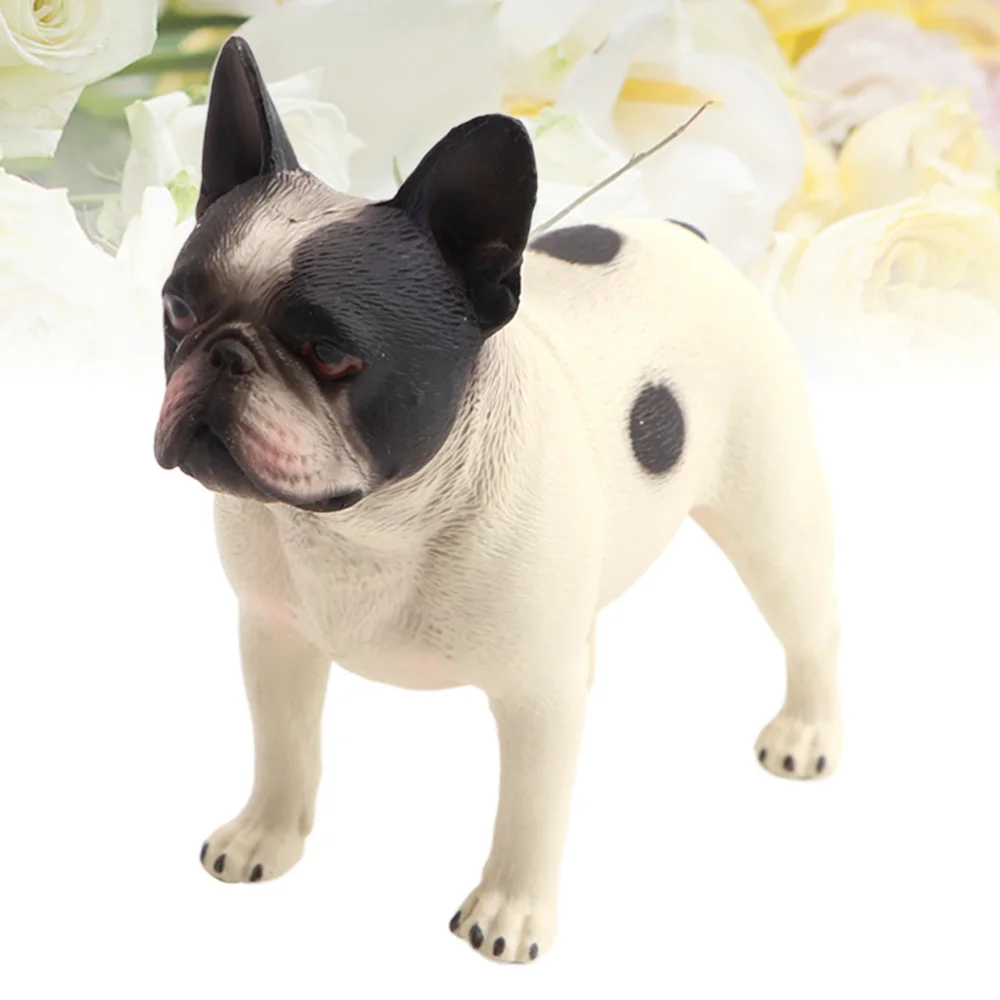 

1pc Spotted Model Simulation Figurine Pet Dog Ornament Static Animal Model Desktop Adornemnt