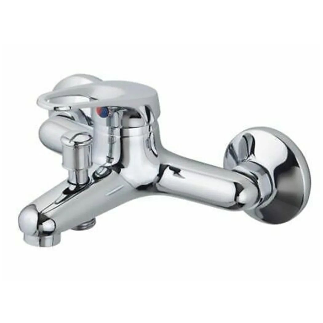 

Luxury Mounted Bathroom Basin Bathtub Shower Faucet Valve With Shower Head Bathtub Faucet Set Single Handle Cold Hot Water Mixer