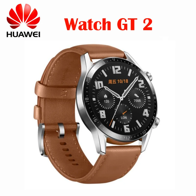 Новый Huawei часы GT 2 Смарт Bluetooth 5 1 14 дней Время работы от аккумулятора с функцией