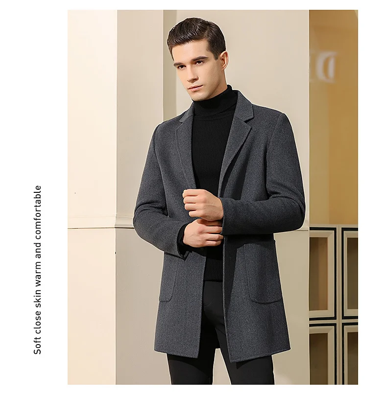 winter jacket men's high quality casual wild men's jacket with buttons