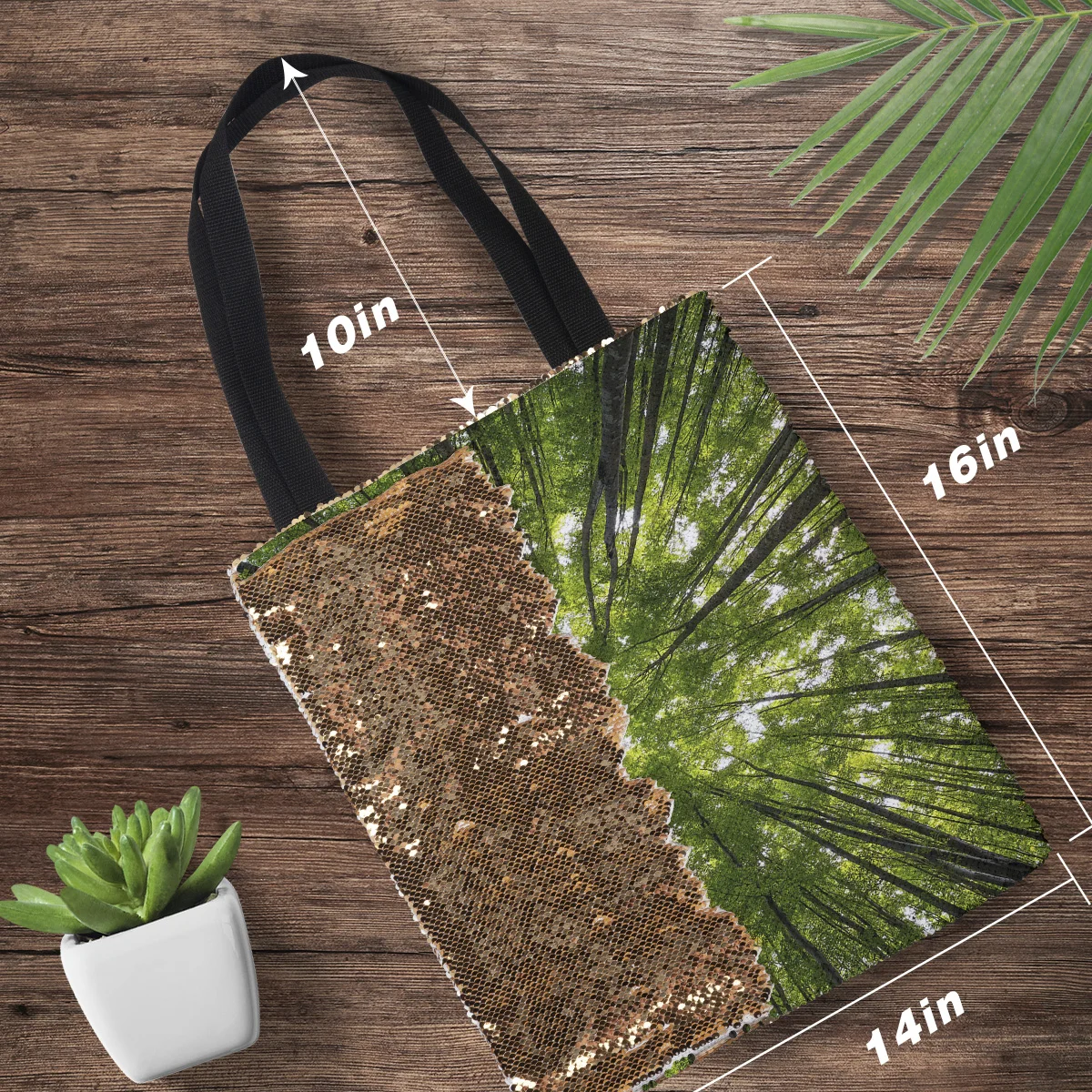 Зеленая лесная сумка на плечо с блестками сумки одно для женщин Повседневные