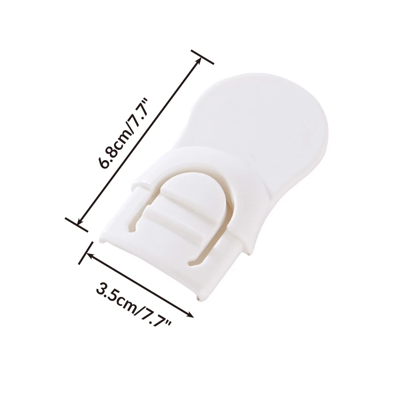 ABS детский безопасный замок Двойные застежки с прямым углом для ящика шкафа