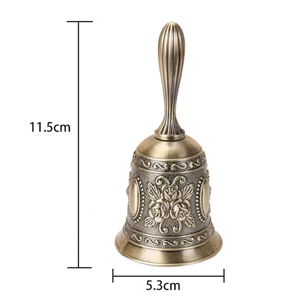 

Vintage Style Noble Time Zinc Alloy Dinner Call Bell for Kitchen Hotels Schools Restaurants Bar Counter For Home Hotel Decor