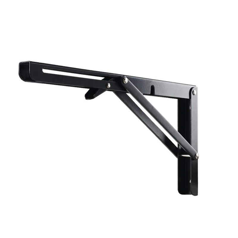 2 шт. складные кронштейны для полки сверхпрочный металлический тройной угловой