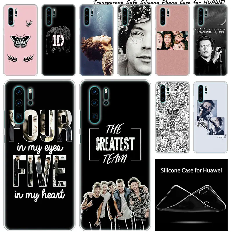 Роскошный силиконовый чехол в одном направлении 1D Harry Zayn для Huawei NOVA 3 3i 5 5i P20 P30 Pro P9