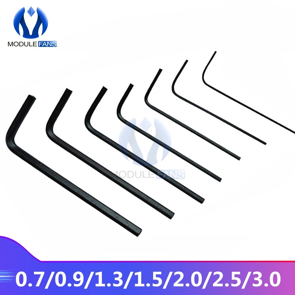 7 шт. 0 ~ 3 мм шестигранный ключ набор ключей отвертка сплав Сталь ящик для