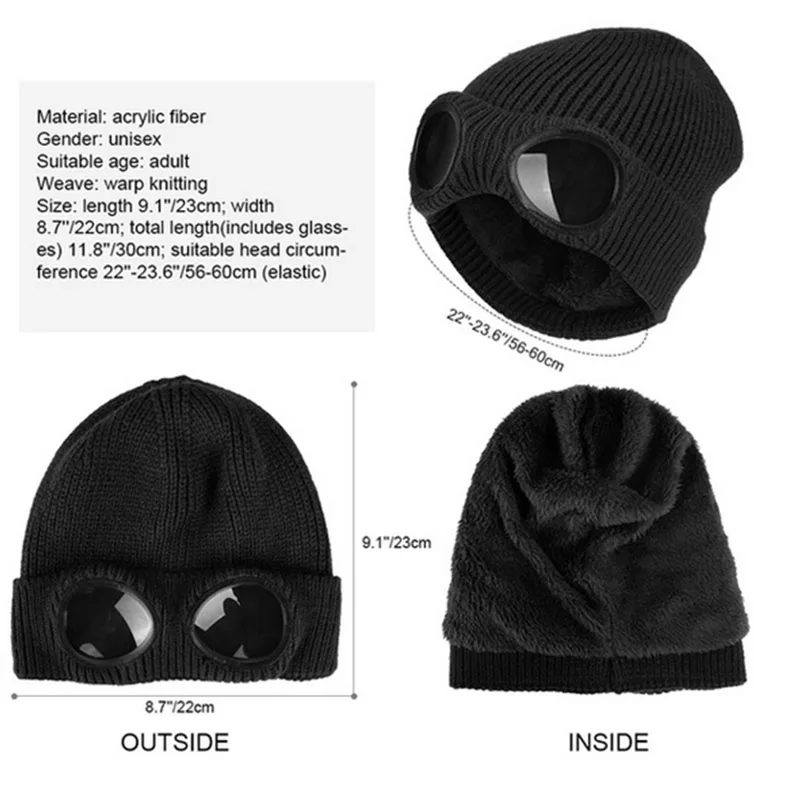 1 шт. новинка 2019 одноцветная Лыжная Кепка унисекс для женщин и мужчин вязаная