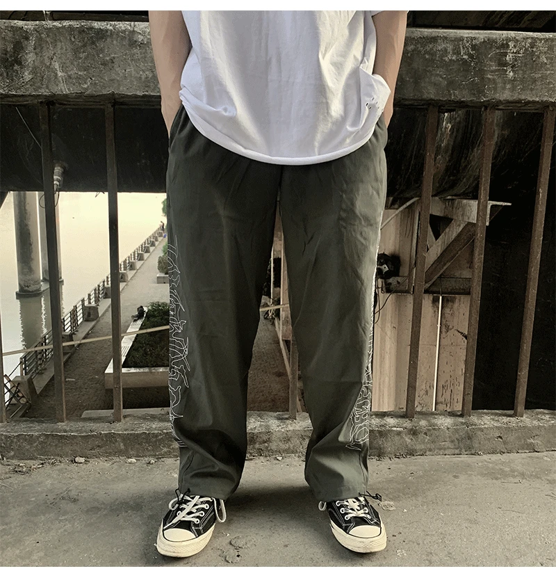 Мужские спортивные штаны TDFR с вышивкой уличная одежда буквенным принтом