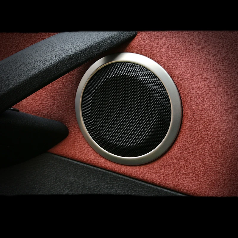 Хромированная декоративная наклейка на дверь автомобиля динамик для BMW 3 серии E90