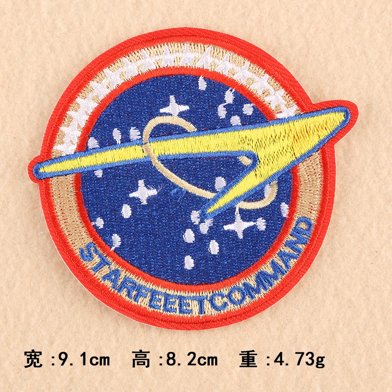 1-PCS-F-94 46 стилей) космический астронавт Вышивка Патчи для футболки Железный На полосатая одежда наклейка с ракетой космический корабль самолеты значки@ N - Цвет: 1-PCS-F-94