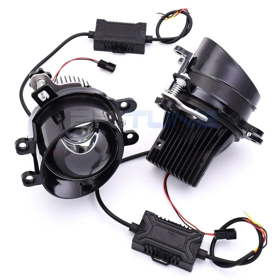Hyperboloid Bi светодиодный противотуманный фонарь для Toyota Corolla Yaris Auris Hilux RAV4 Camry Avensis