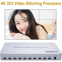 4k 3x3 multi screen stitching processor video wall controller 3x2 2x2 1x3 2x3 4x2 2x4 3x4 4x4 9 channel hdmi big screen splicer