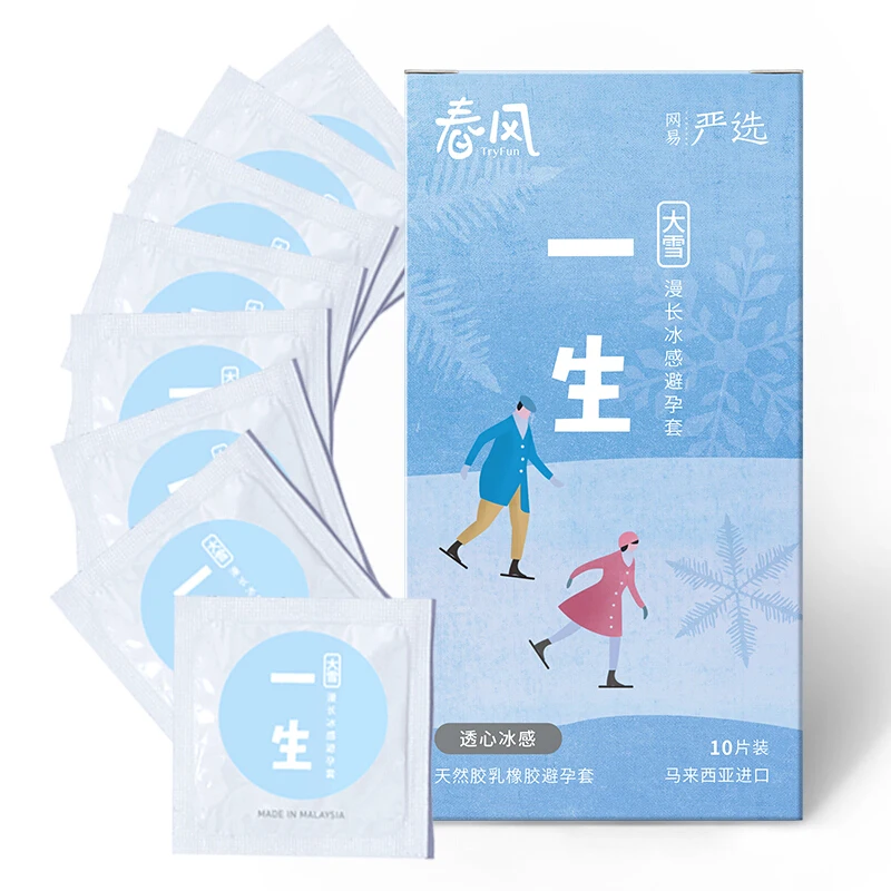 Презервативы TryFun выпуклые из натурального каучука 10 шт. | Красота и здоровье