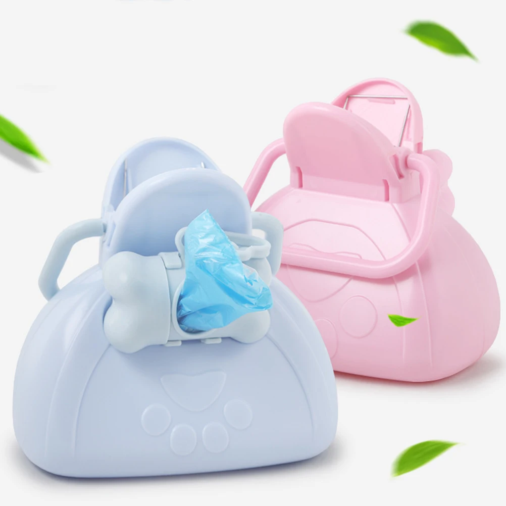 Пластиковый портативный диспенсер для мусора домашних животных подвесная сумка